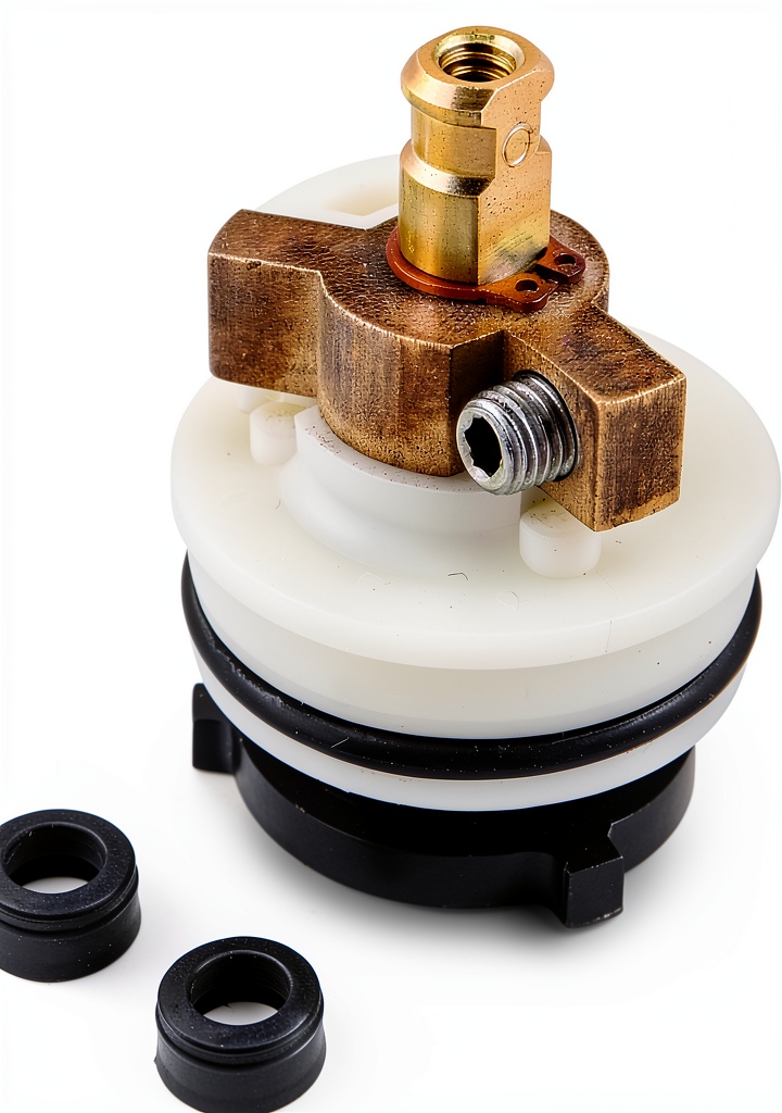 Installing Delta RP1991 repair stem brass curve on a bathroom wall mount