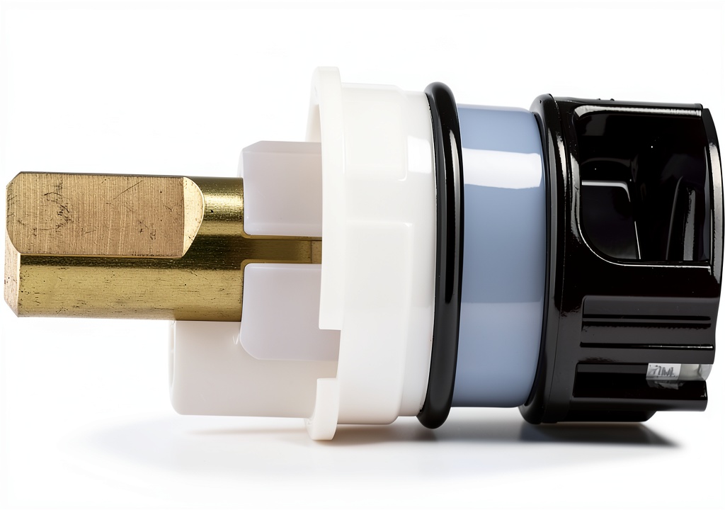 Delta RP24096 repair arm installed in a modern bathroom faucet