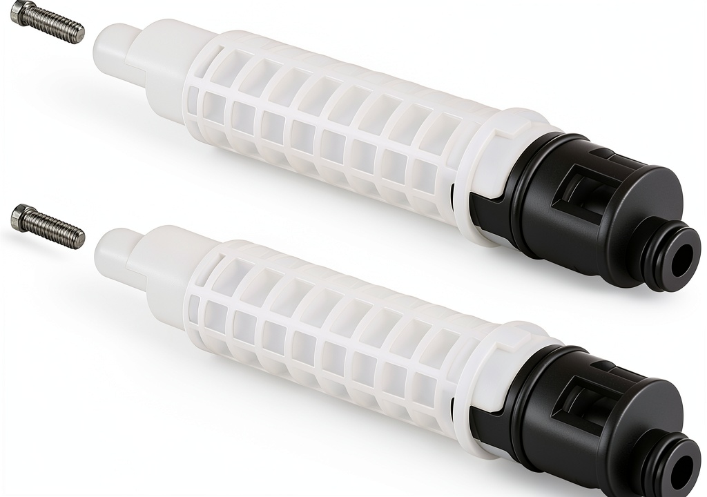 Installing Dreyoo Shower Cartridge Hot Cold Replacement Durable Easy on a wooden workbench