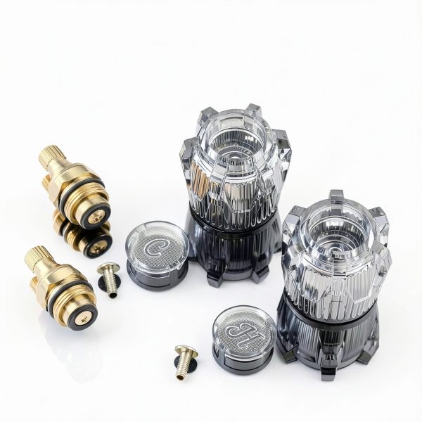 Avenuebool Faucet Stem Brass Shower Knob Replacement Kit-6