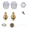 Avenuebool Faucet Stem Brass Shower Knob Replacement Kit-2