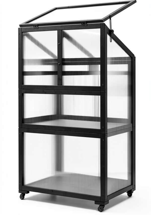Wooden Balcony Greenhouse FAVSH Polycarbonate-6