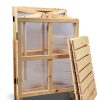 Wooden Cold Frame Greenhouse GardenPro Foldable-5