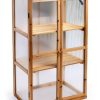 Panda Eye 2-Door Cedar Wood Greenhouse-6