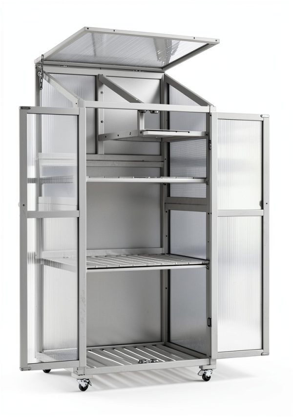 Wooden Balcony Greenhouse FAVSH Polycarbonate-2