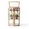 Panda Eye 2-Door Cedar Wood Greenhouse-5