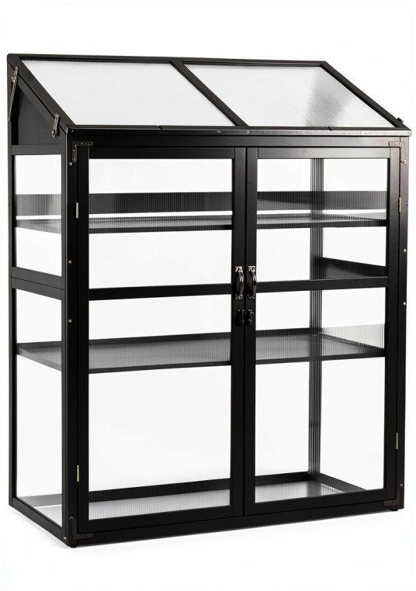 Newacme LLC Wood Greenhouse Cold Frame-0