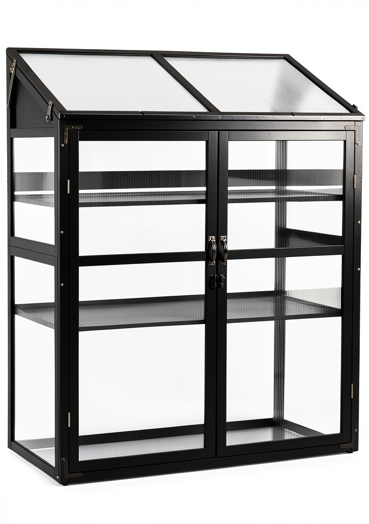 Newacme LLC Wood Greenhouse Cold Frame