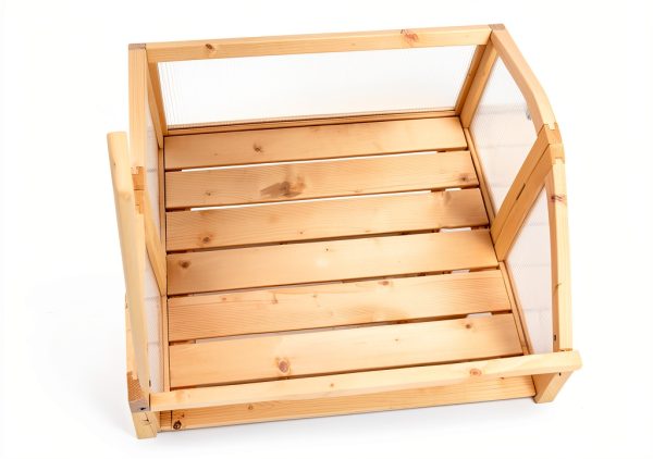 Wooden Cold Frame Greenhouse GardenPro Foldable-8