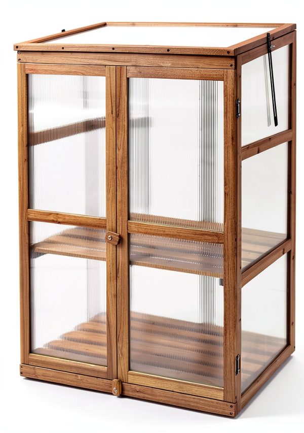 Giantex Greenhouse Cold Frame GT2979 Double Shelves Foldable Top-0
