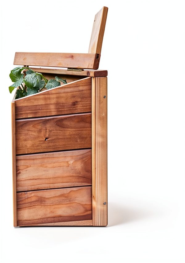 Tierra Garden Wood Cold Frame 39.4" x 23.6" Model 4440 with Drainage-6