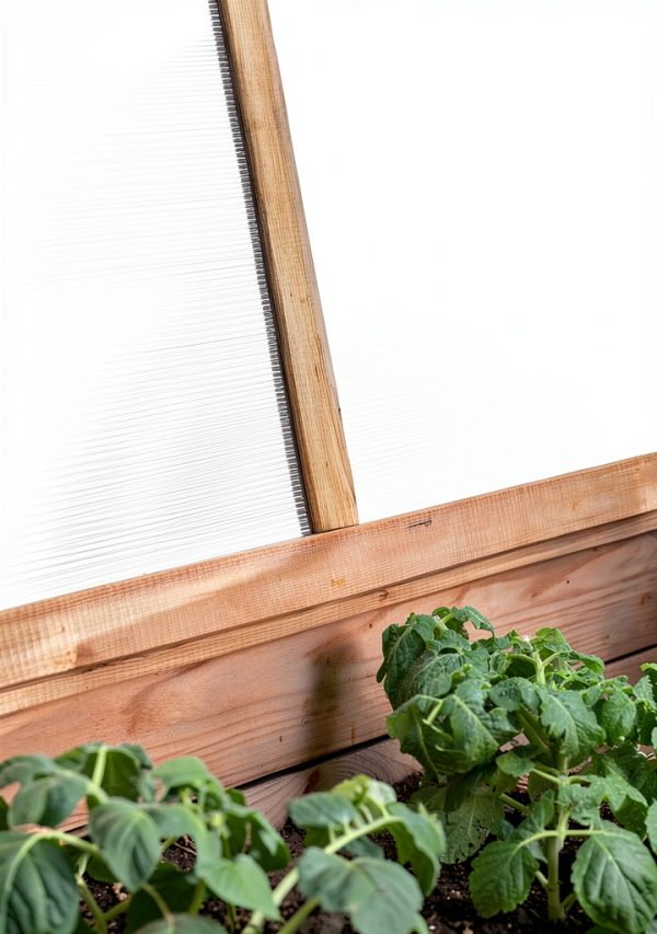 Tierra Garden Wood Cold Frame 39.4" x 23.6" Model 4440 with Drainage-5