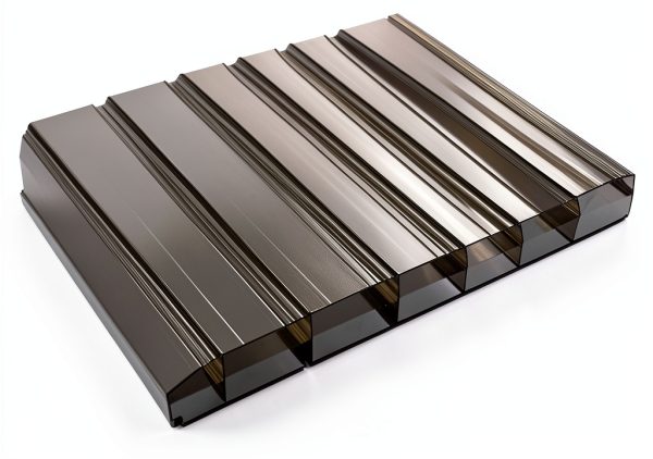 Falken Design Bronze Twin Wall Polycarbonate Roof Panel 24x60 8mm-0