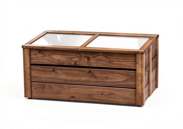 Tierra Garden Wood Cold Frame 39.4" x 23.6" Model 4440 with Drainage-7