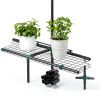 Greenhouse 3 Tier Walk In Metal Frame with Mesh Windows by WILL GLOBAL-3