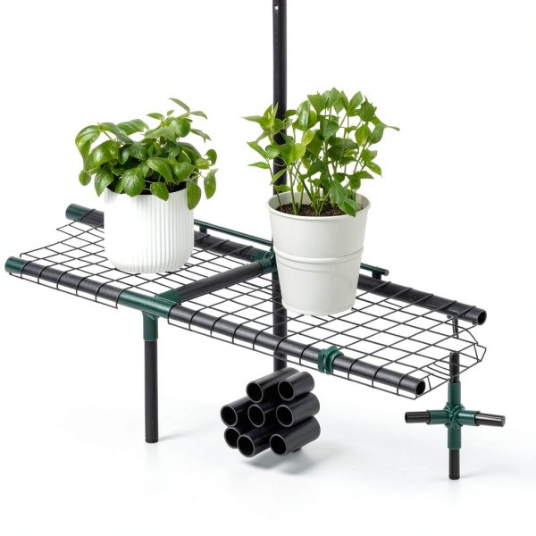 Greenhouse 3 Tier Walk In Metal Frame with Mesh Windows by WILL GLOBAL-3