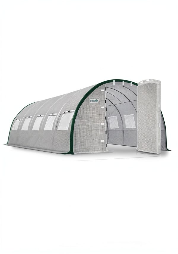 Quictent Greenhouse Cold Frame 25 FT White 1324 Waterproof Alloy Steel-6