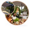 SUNRISELAND Polycarbonate Roofing Sheet 6‑Pack UV Panels-6