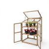 Giantex Greenhouse Cold Frame GT2979 Double Shelves Foldable Top-1