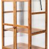 Giantex Greenhouse Cold Frame GT2979 Double Shelves Foldable Top-7