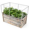 Warmfarm Mini Greenhouse PVC Portable Plant Protector 35x17.8x17.8in-3