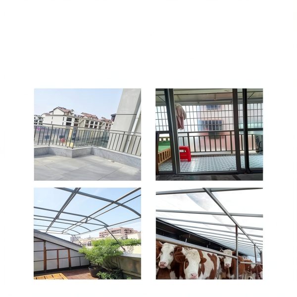 bujnie Greenhouse Polycarbonate Roof Panel 1X20M High Transparency-1