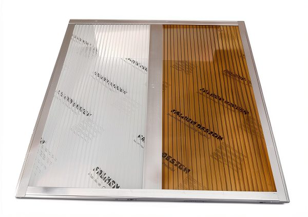 Falken Design Bronze Twin Wall Polycarbonate Roof Panel 24x60 8mm-2