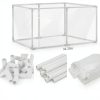 Warmfarm Mini Greenhouse PVC Portable Plant Protector 35x17.8x17.8in-4