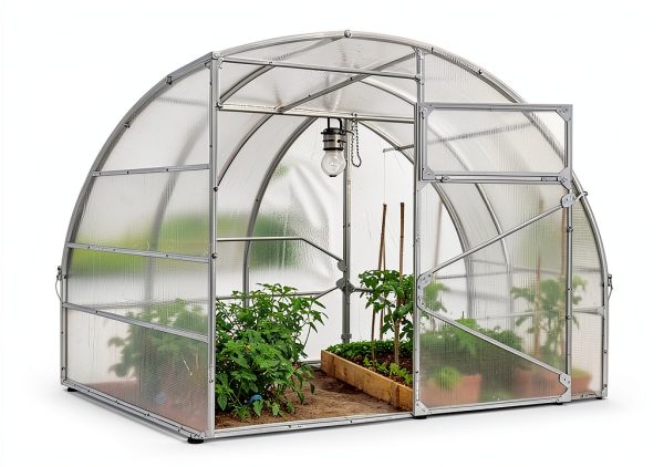 Polycarbonate Greenhouse Panels warmfarm 4mm Clear Roofing Pack of 5-3