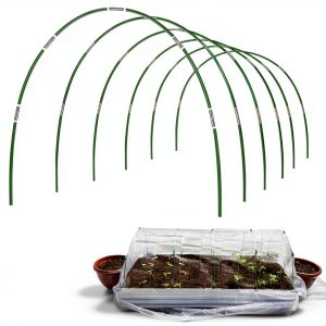 Garden Hoops Hdeoops Heavy Duty Fiberglass 17 Inch Greenhouse Kit-0