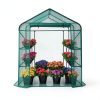 Greenhouse 3 Tier Walk In Metal Frame with Mesh Windows by WILL GLOBAL-5