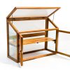 Greenhouse Cold Frame Beipoo BPG5004 Transparent PVC Adjustable Roof-4