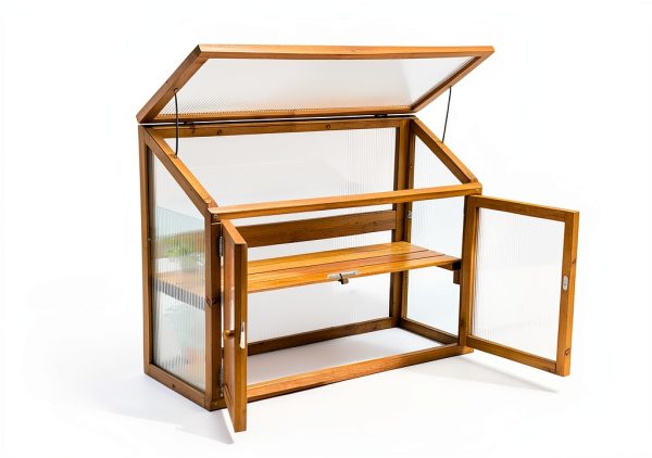 Greenhouse Cold Frame Beipoo BPG5004 Transparent PVC Adjustable Roof-4