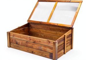 Tierra Garden Wood Cold Frame 39.4" x 23.6" Model 4440 with Drainage-0