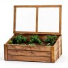 Tierra Garden Wood Cold Frame 39.4" x 23.6" Model 4440 with Drainage-2