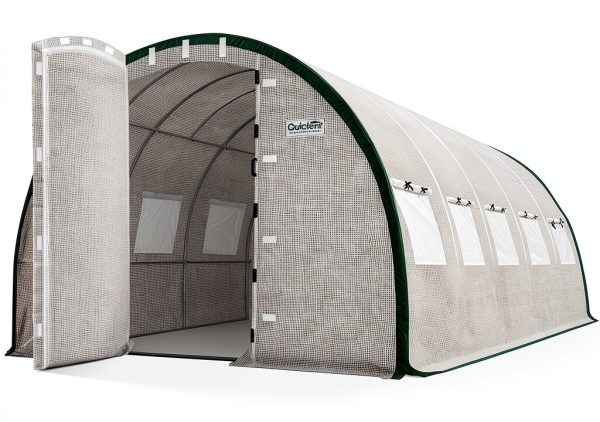 Quictent Greenhouse Cold Frame 25 FT White 1324 Waterproof Alloy Steel-0