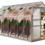 Polycarbonate Greenhouse DWVO 6x16FT Double Wall UV Protected Frame-0