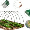 Garden Hoops for Raised Bed, 36 PCS Greenhouse Hoops 6 Sets of 8.5 FT Long Garden Arch Greenhouse Frame Rust-Free Fiberglass Garden Hoops for Row Cover Netting Shade Cloth-1